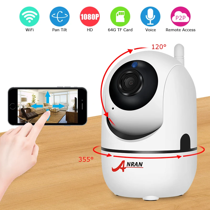 Pan Tilt Wireless IP Camera Wifi 720P HD CCTV For Home P2P Security Surveillance Two Way