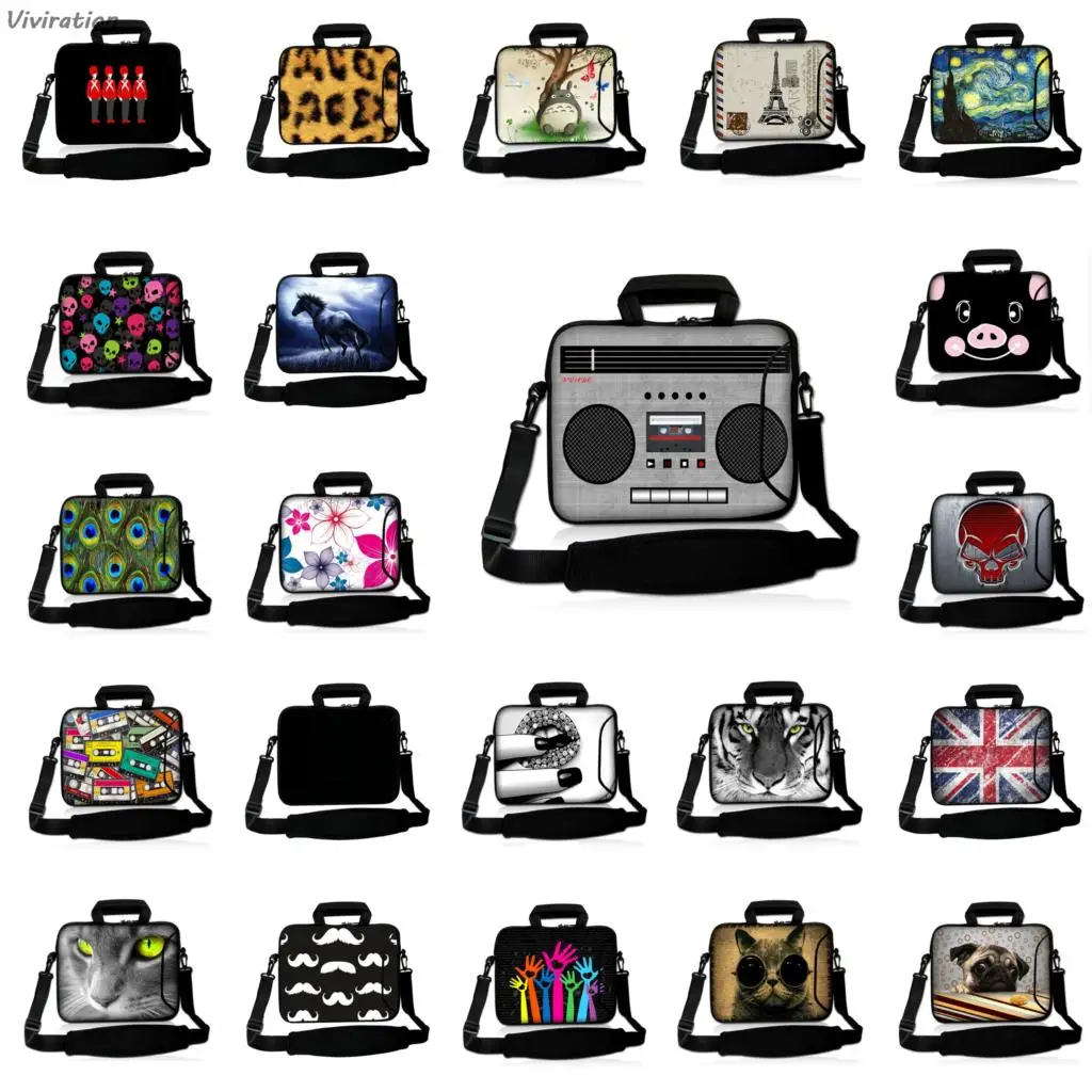 

Customized Shockproof Neoprene Bag 10" 12" 13" 14" 15" 17" Laptop Briefcase Hot Carry Case For Dell XPS 12 14 Macbook Pro 15.6