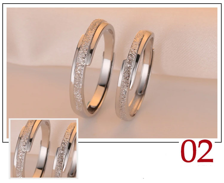 DOYUBO,, CZ, обручальные парные кольца, набор для влюбленных, настоящая 925 пробы, серебряные, модные, свадебные кольца для мужчин и женщин VB242