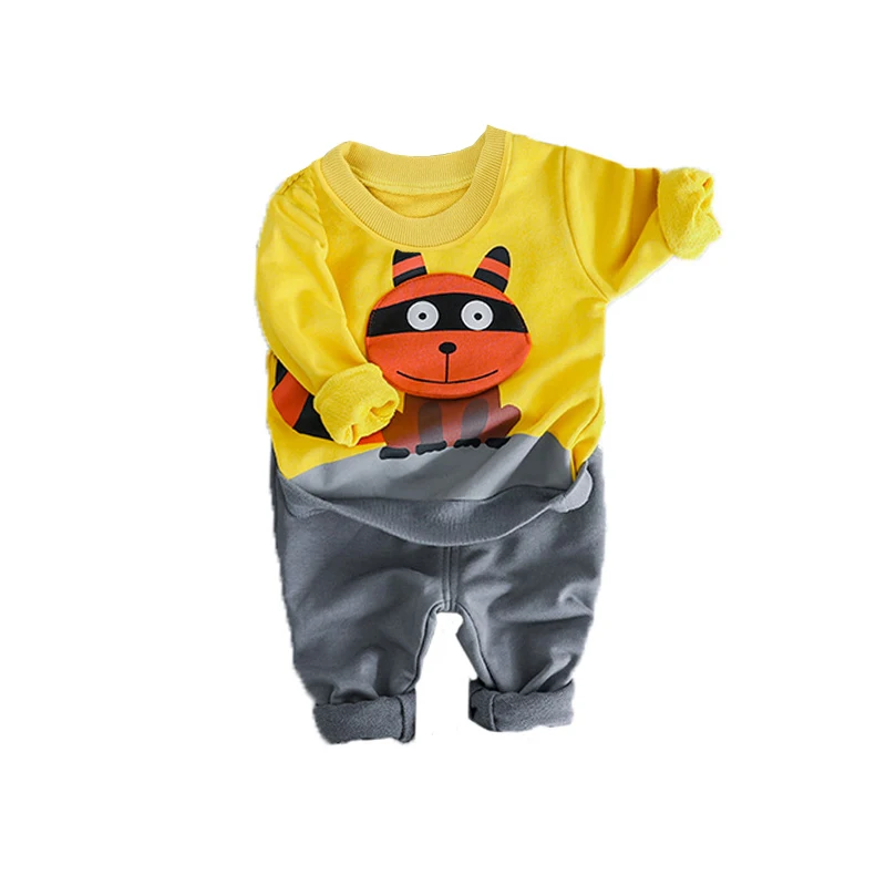 

2019 Spring Autumn New Casual Suit 2pcs Children's Suit for Boys Clothing Baby Girl Clothes Boy's Cartoon Sport Sets Kids Suits