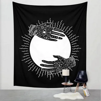 

CAMMITEVER Home Furnishing Bohemian Mandala Tapestry Wall Hanging Sandy Beach Picnic Throw Rug Blanket Camping Tent Travel Sleep