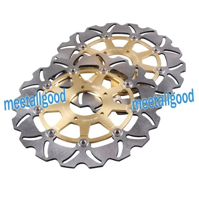 Motorfiets Remschijf Remschijven Voor Kawasaki Klv 1000 KLV1000/Voor Dl V-STROM 650 1000 SV1000 SV1000S Drijvende Schijven 3Pcs Motorfiets Remschijf Remschijven Voor Kawasaki Klv 1000 KLV1000/Voor Dl V-STROM 650 1000 SV1000 SV1000S Drijvende Schijven 3Pcs