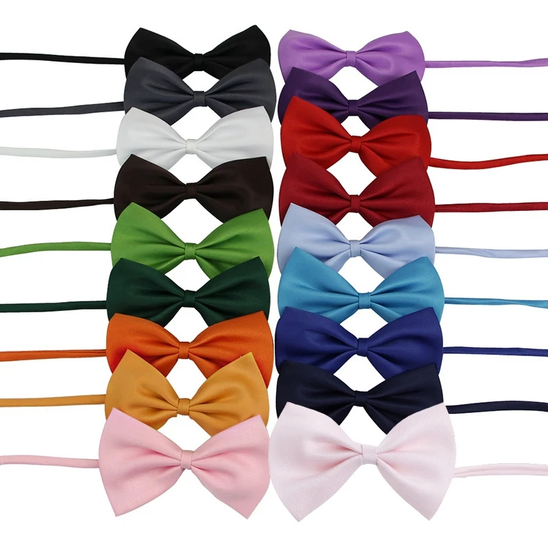 Детский галстук-бабочка для мальчиков и девочек ясельного возраста, Свадебный галстук-бабочка, простой галстук