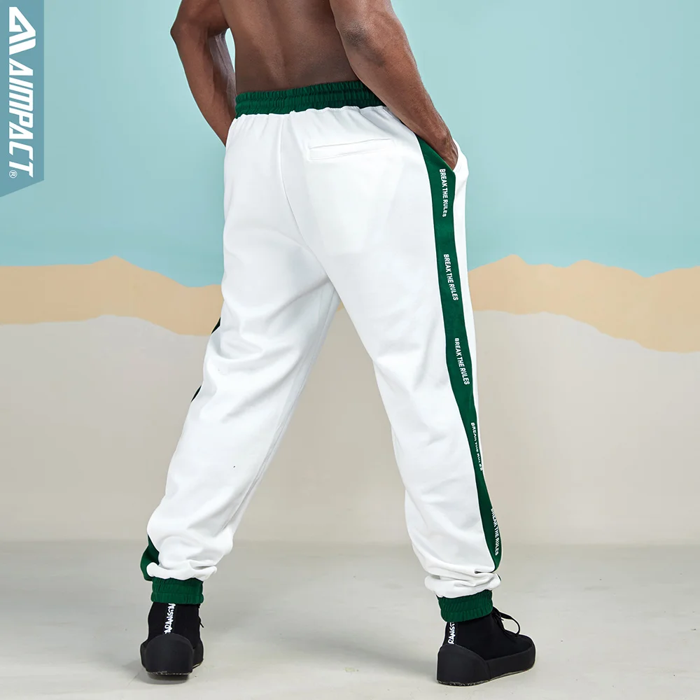 Ampact хип хоп Jogger брюки для мужчин 2019 новые хлопковые спортивные штаны для бега мужские лоскутные свободные стильные брюки уличная AM5050