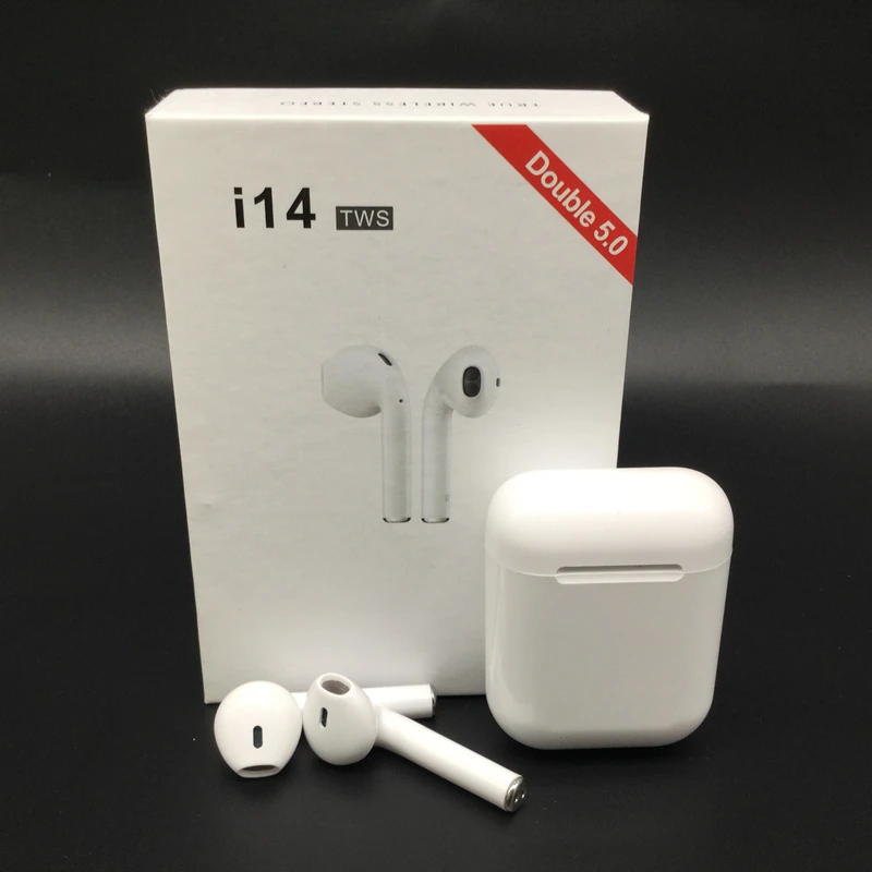 

i14 Tws Wireless Bluetooth 5.0 Touch Control Earphones Mini Earbuds Headsets For Iphone Samsung For Xiaomi Huawei LG Earphones