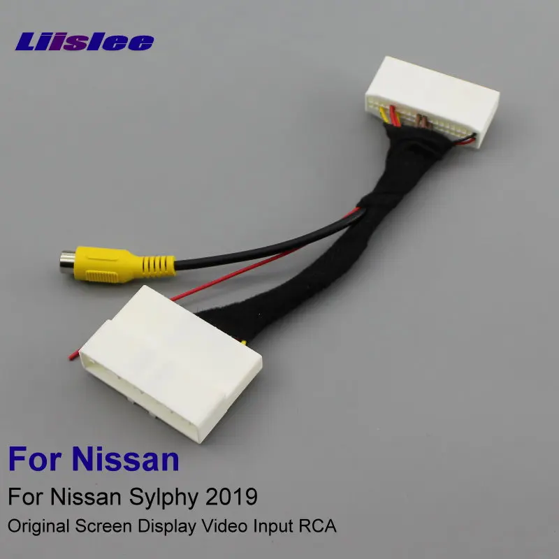 

Liislee 40 Pins RCA Adapter Wire For Nissan Sylphy 2019 Reverse Camera Original Display Input Cable