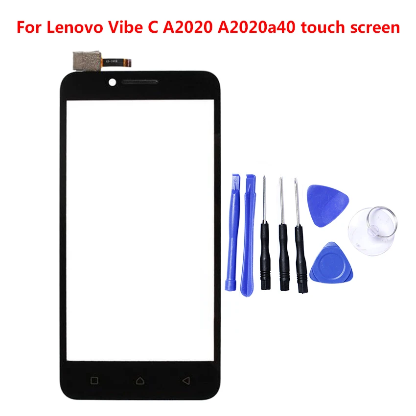 

Touchscreen For Lenovo Vibe C A2020 A2020a40 Touch Screen Digitizer Front Glass Sensor Panel Replacement Touchpad