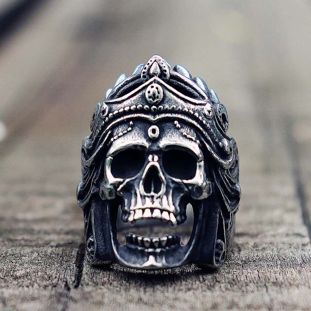 Eyhimd Unique Gods Of War Ares Skull Rings Punk Rock Warrior 316l