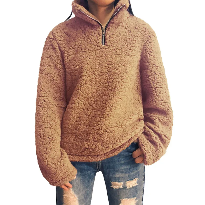 3XL fluffy soft warm oversized hoodie outwear autumn winter sweatshirt