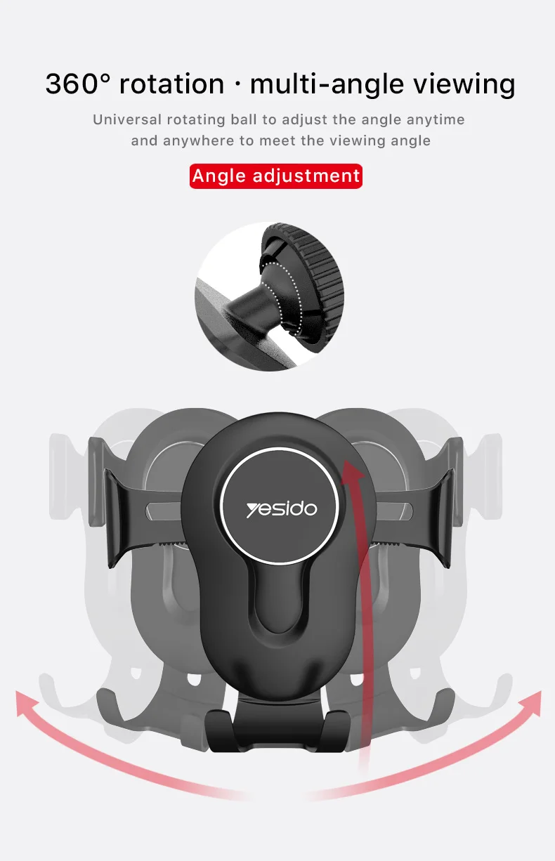 Sucker Gravity Car Phone Holder (8)