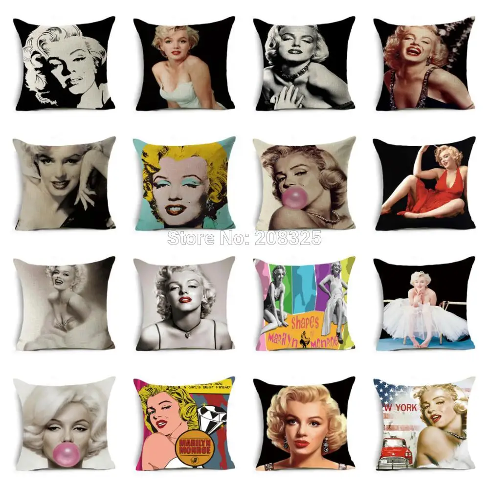 Marilyn Monroe pillow case