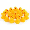 10pcs/lot Cute Baby Kids Squeaky Rubber Ducks Bath Bathe Room Water Fun Game Playing Newborn Boys Girls Toys for Children ► Photo 1/4