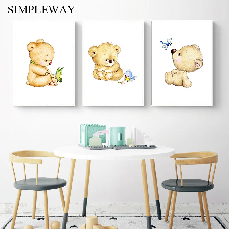 baby bear wall art