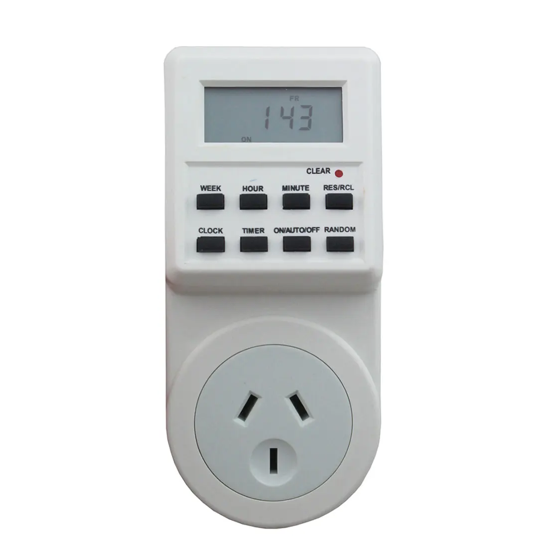Digital LCD Display UK Plug In Programmable Timer Switch Socket 24hr 7-Day