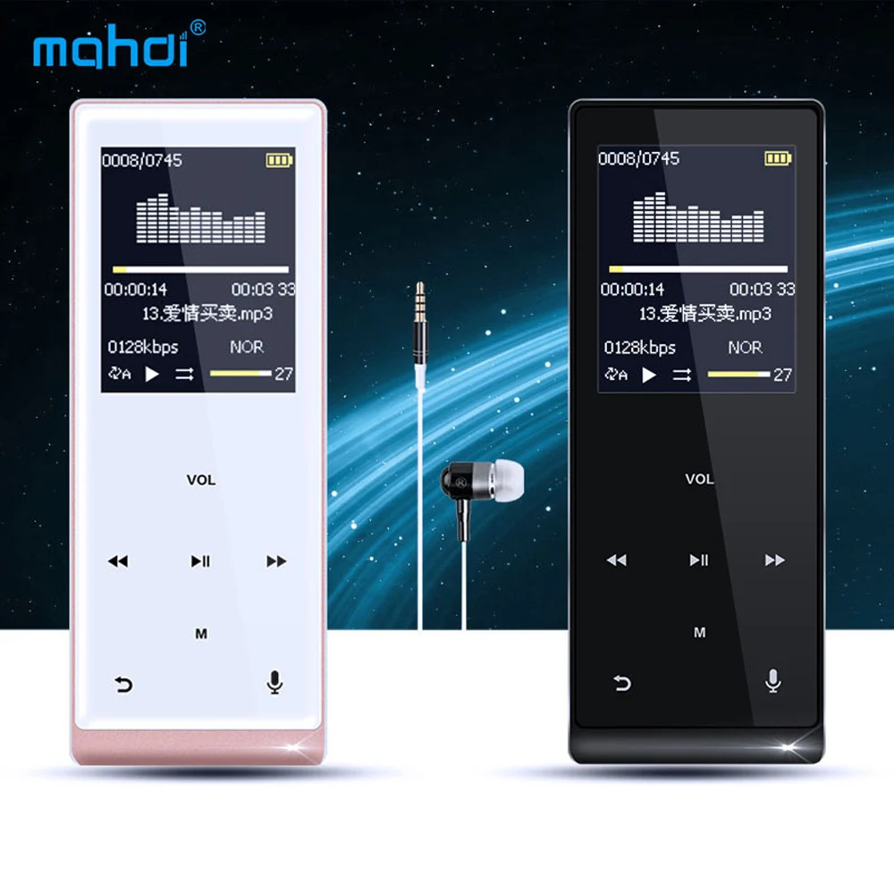 Bluetooth mp3 player Touch Screen Mahdi M290 Ultra thin 8GB Music
