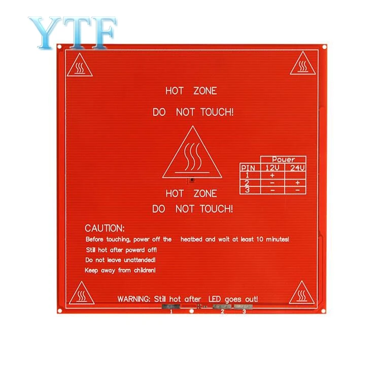 Детали для 3D принтера PCB Горячая кровать Mk2b 214x214 мм Двойной источник питания нагревательная платформа