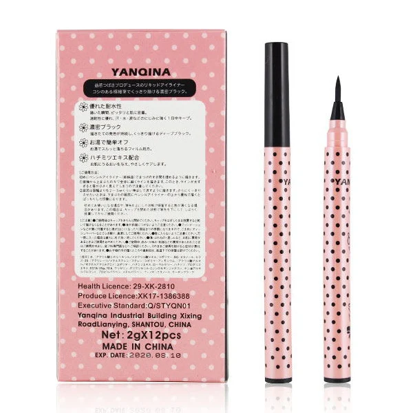 Eyeliner Liquid Pen Quick Fast Dry Waterproof Black Eyeliner Pen Women Eyes Makeup Cosmetics Eyeliner Liquid Pen Quick Fast Dry Waterproof Black Eyeliner Pen Women Eyes Makeup Cosmetics
