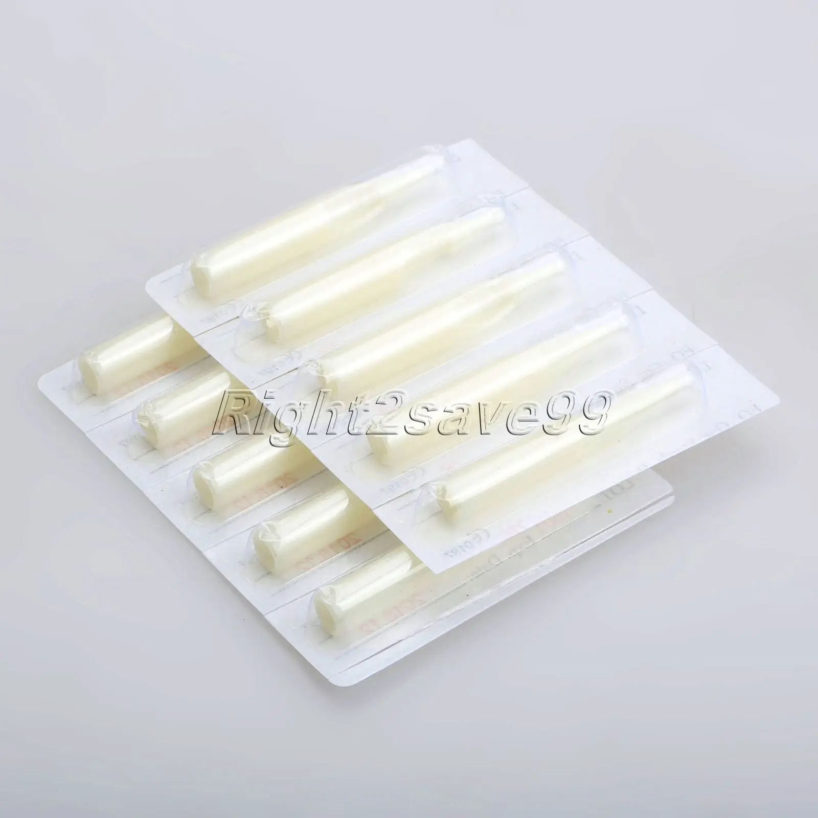 50Pcs 9RT Disposable Plastic Tattoo Tips Round Sterile Tattoo Needle Nozzles Tube For Permanent Makeup Machine