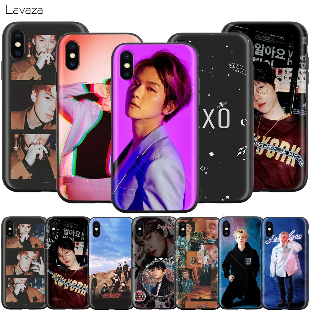 Чехол Lavaza EXO Baekhyun для iPhone 11 Pro XS Max XR X 8 7 6 6S Plus 5 5s se |