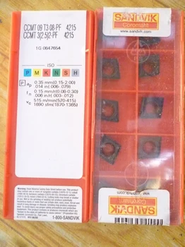 

10PCS CARBIDE INSERT CCMT09T308-PF 4215