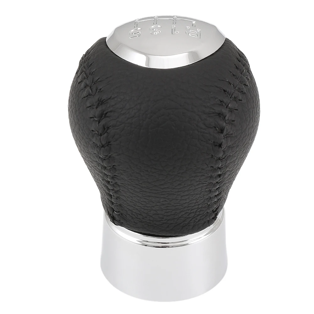 6 Speed Chrome Manual Gear Shift Knob Lever Stick Handle Head Hanbal