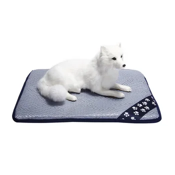 

Dog Pet Summer Cooling Mat Mattress Cooler Mat For Cat Teddy Small Large-sized Dog Bed Mats Nest Summer Ice Rattan Mat Cushion
