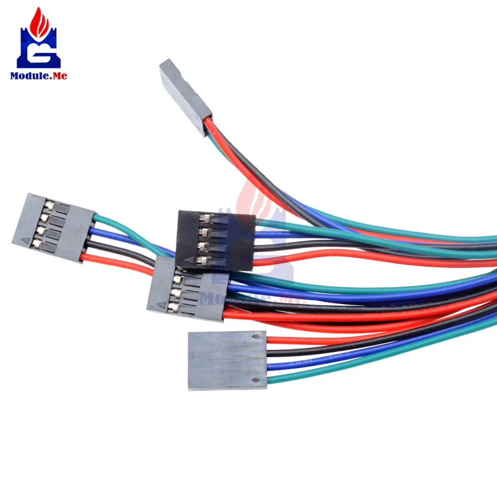 4Pin 70 سنتيمتر دوبونت خط الإناث إلى الإناث سلك توصيل معزز دوبونت الكابلات موصل لاردوينو 3D طابعة Reprap 4Pin 70 سنتيمتر دوبونت خط الإناث إلى الإناث سلك توصيل معزز دوبونت الكابلات موصل لاردوينو 3D طابعة Reprap