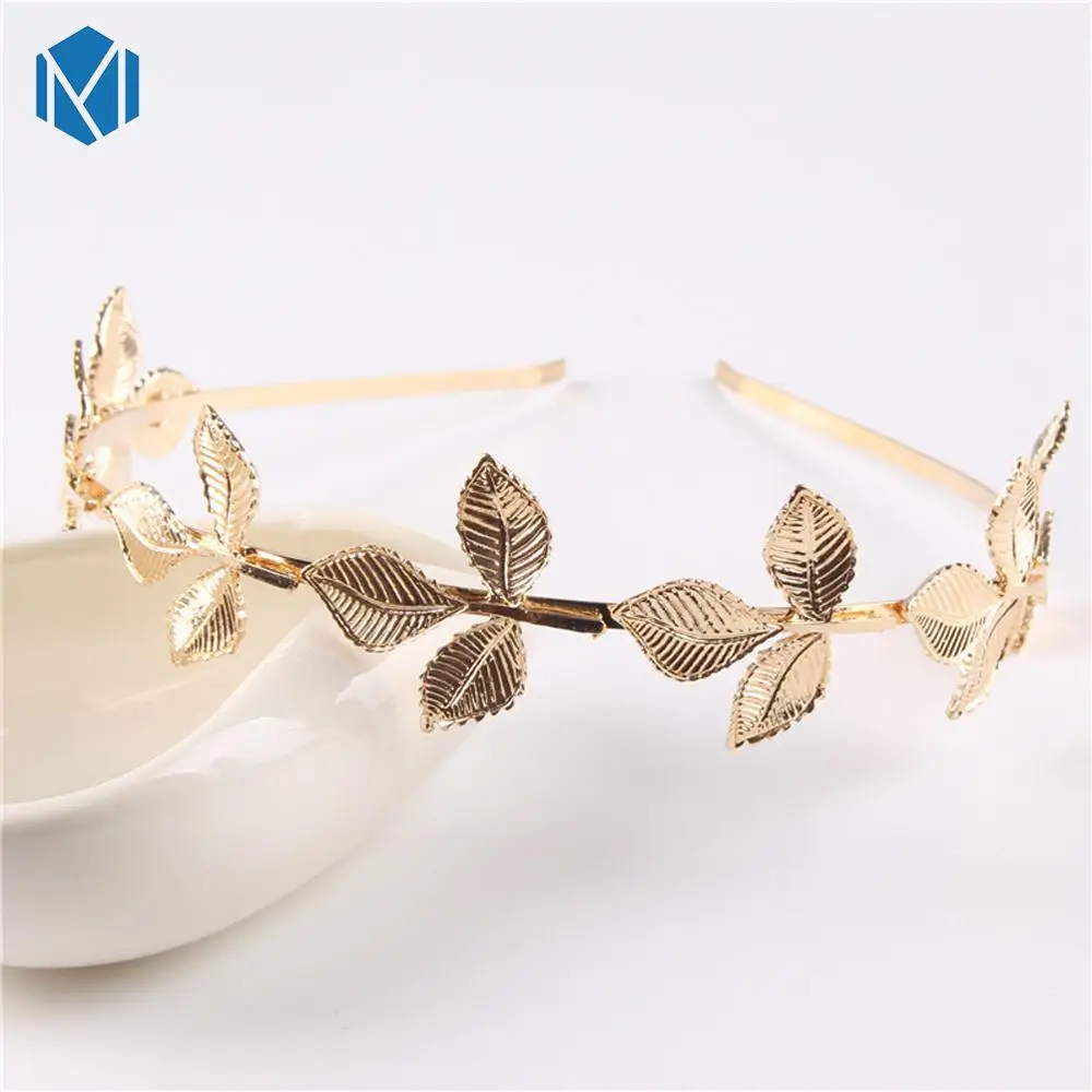 STYLE 4 A Модная позолоченная оголовье с металлическим листом, винтажный ободок с бабочкой для женщин, свадебная тиара, элегантные серебряные листья, аксессуары pelo - Цвет: STYLE 4 A