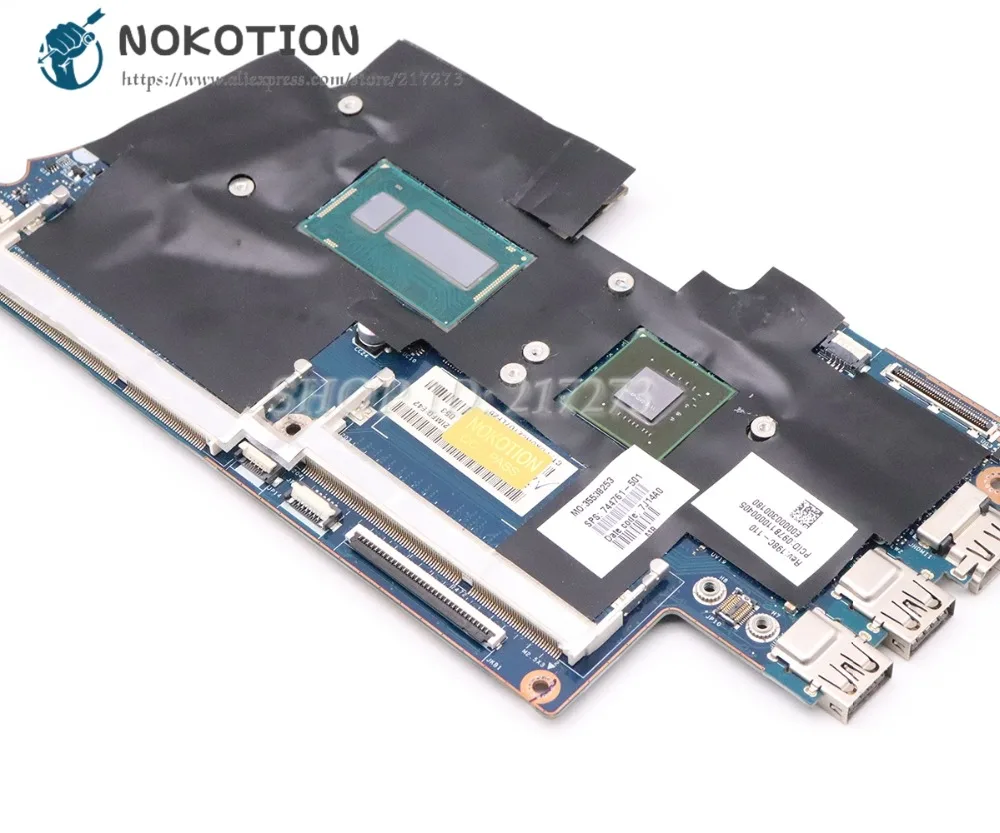buy  NOKOTION For HP Sleekbook Envy 14 14-K Laptop Motherboard 744761-501 744761-001 744762-001 VGU00 LA