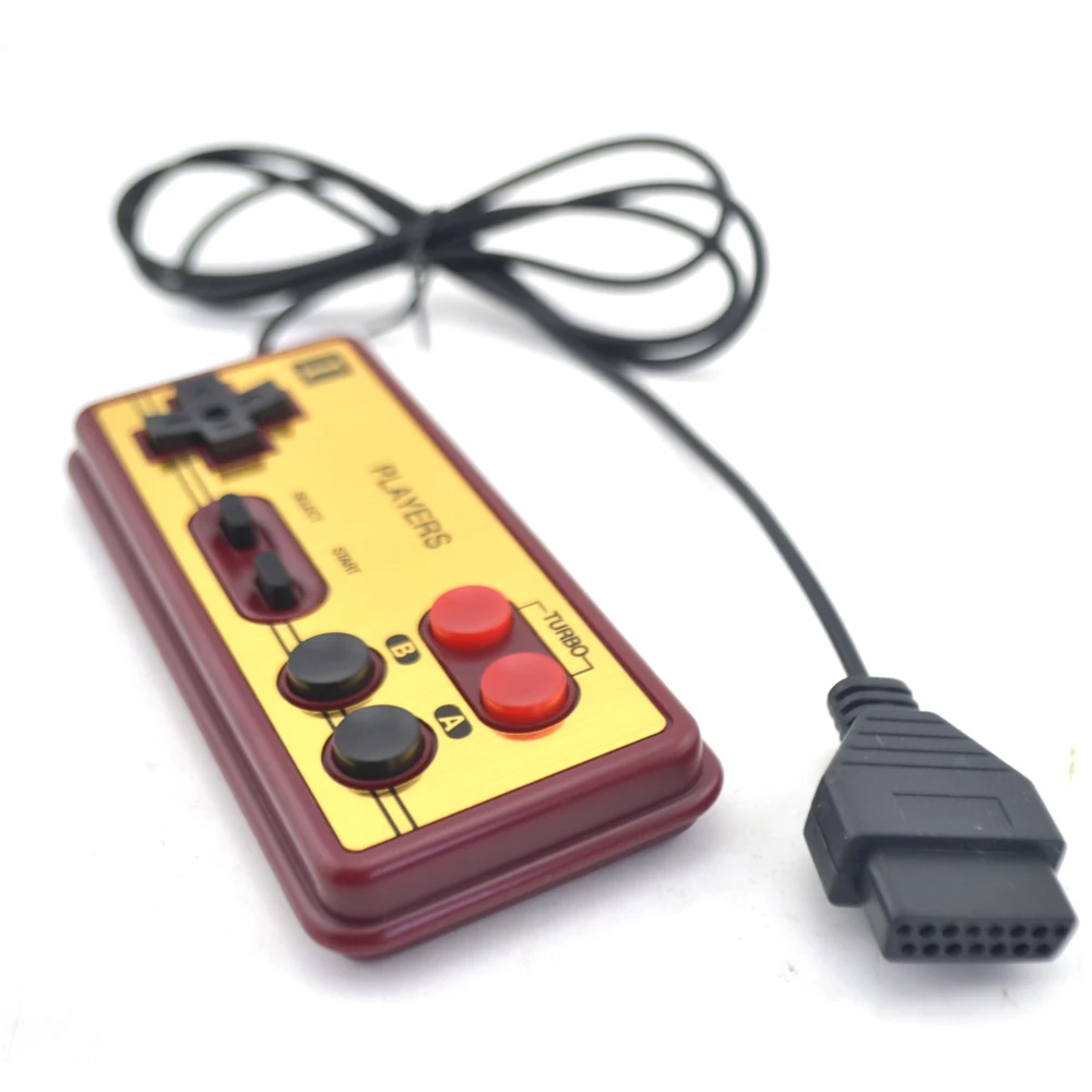 Игровая Консоль геймпад 8-битный стиль 15Pin Подключите кабель переменного тока контроллер для N-E-S для F-C джойстик ручка