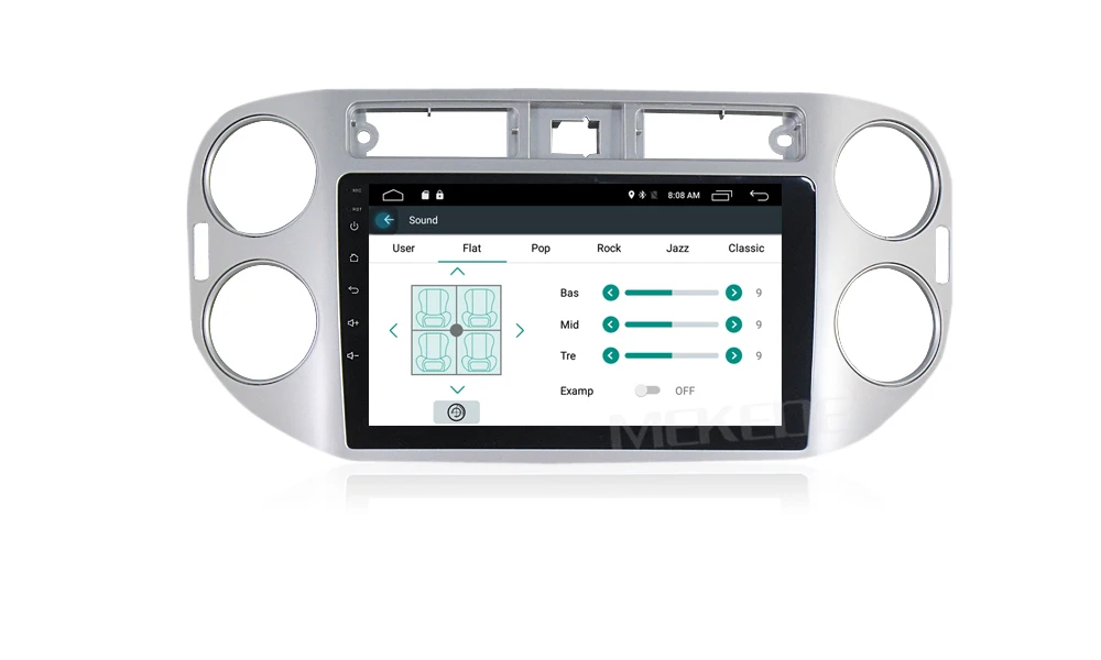 Flash Deal HD 1024x600 Android 7.1  2G RAM  Car radio DVD GPS navi player for Volkswagen tiguan 2010 2011 2012 2013 2014 2015 2016 12