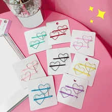 2 шт. металлическая шпилька для волос из сплава металлов полые заколки для волос для девочек аксессуары для волос в форме звезды заколки для волос Инструменты случайных цветов