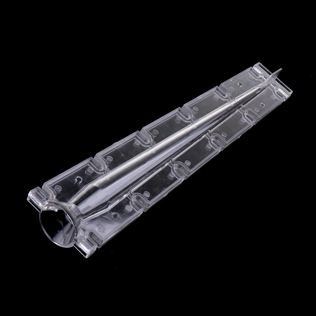 Durable Plastic Mold Clear Taper Shaped Candle Mould for Handmade Candles Soap Crafts Making Mould Tool