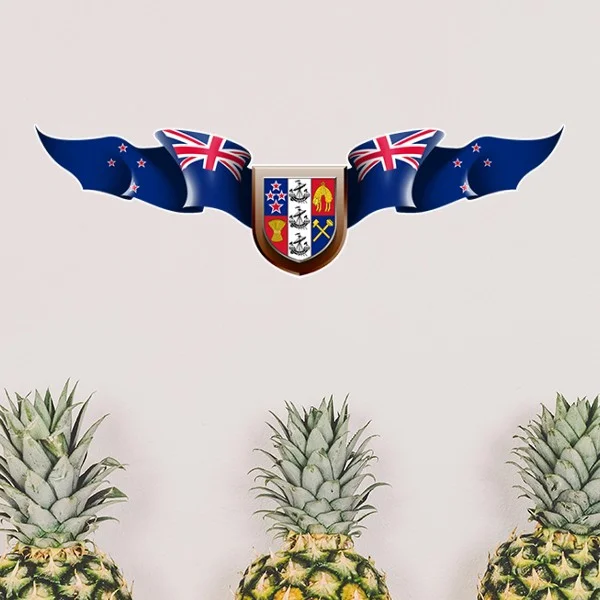 

New Zealand National Emblem Country Symbol Mark Pattern Removable Wall Sticker Art Decals Mural DIY Wallpaper for Room Decal