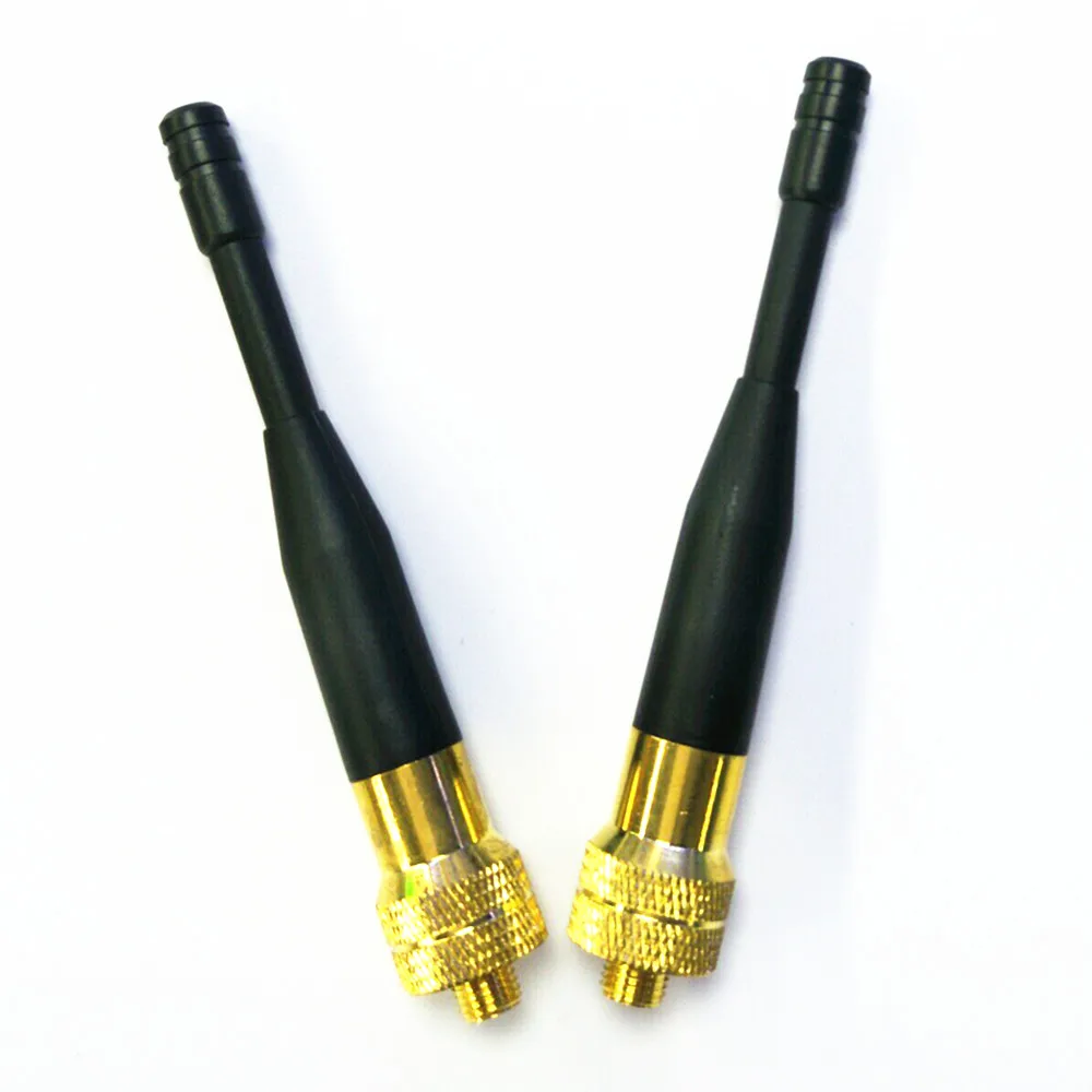 XQF 2 шт. хит продаж SMA F женский однодиапазонный UHF Антенна металлическая головка
