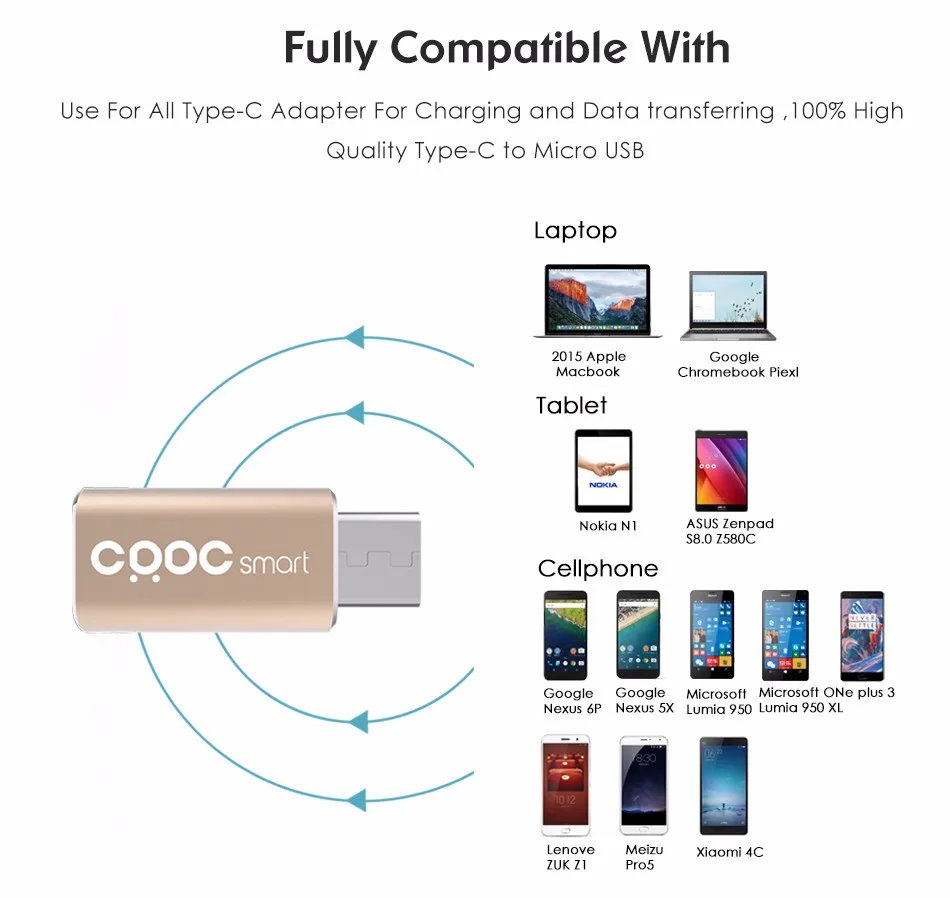 CRDC usb type C адаптер OTG USB кабель C к Micro usb конвертер для Macbook samsung Galaxy s8 s9 huawei p20 pro type-C адаптер