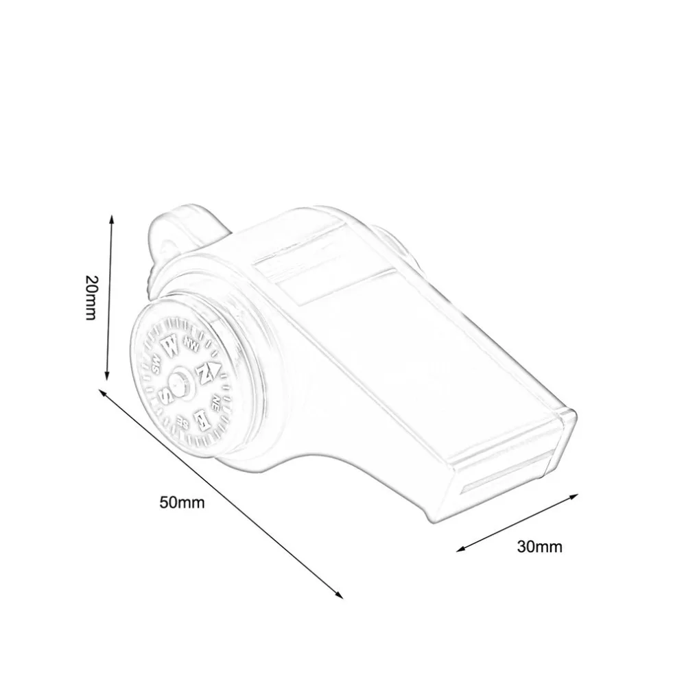1 шт. черный выживания свисток Компас 3 в 1 выживания кемпинговый термометр свисток судьи Горячая дропшиппинг