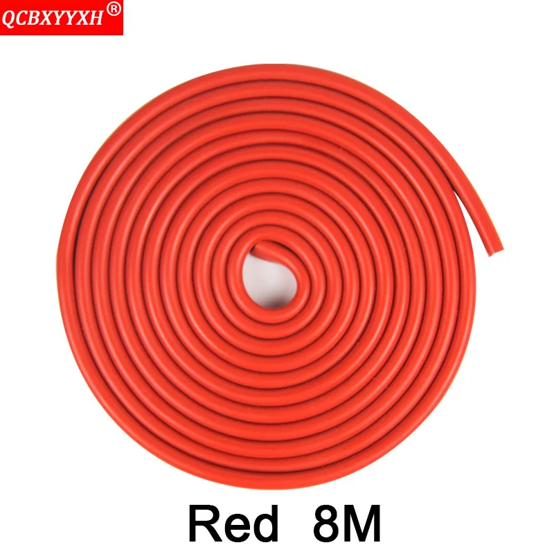 QCBXYYXH авто-Стайлинг, авто дверь, защита от царапин, защита края, резиновое уплотнение, универсальные анти столкновения, полосы, наклейки, аксессуары - Цвет: Red 8M