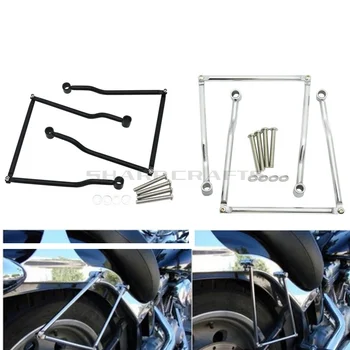 

Motorcycle Saddle bag Support Bars Mounts Bracket For Honda VT750 VT400 Shadow VT1100 VTX1800 1300 STEED VLX400 600 Magna VF250
