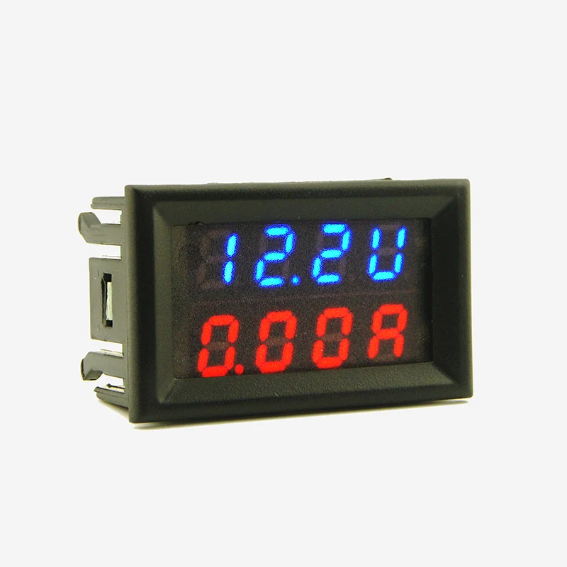 0 100V 10A 20A DC Цифровой двойной дисплей Вольт Амперметр точность класс 0.1% защита
