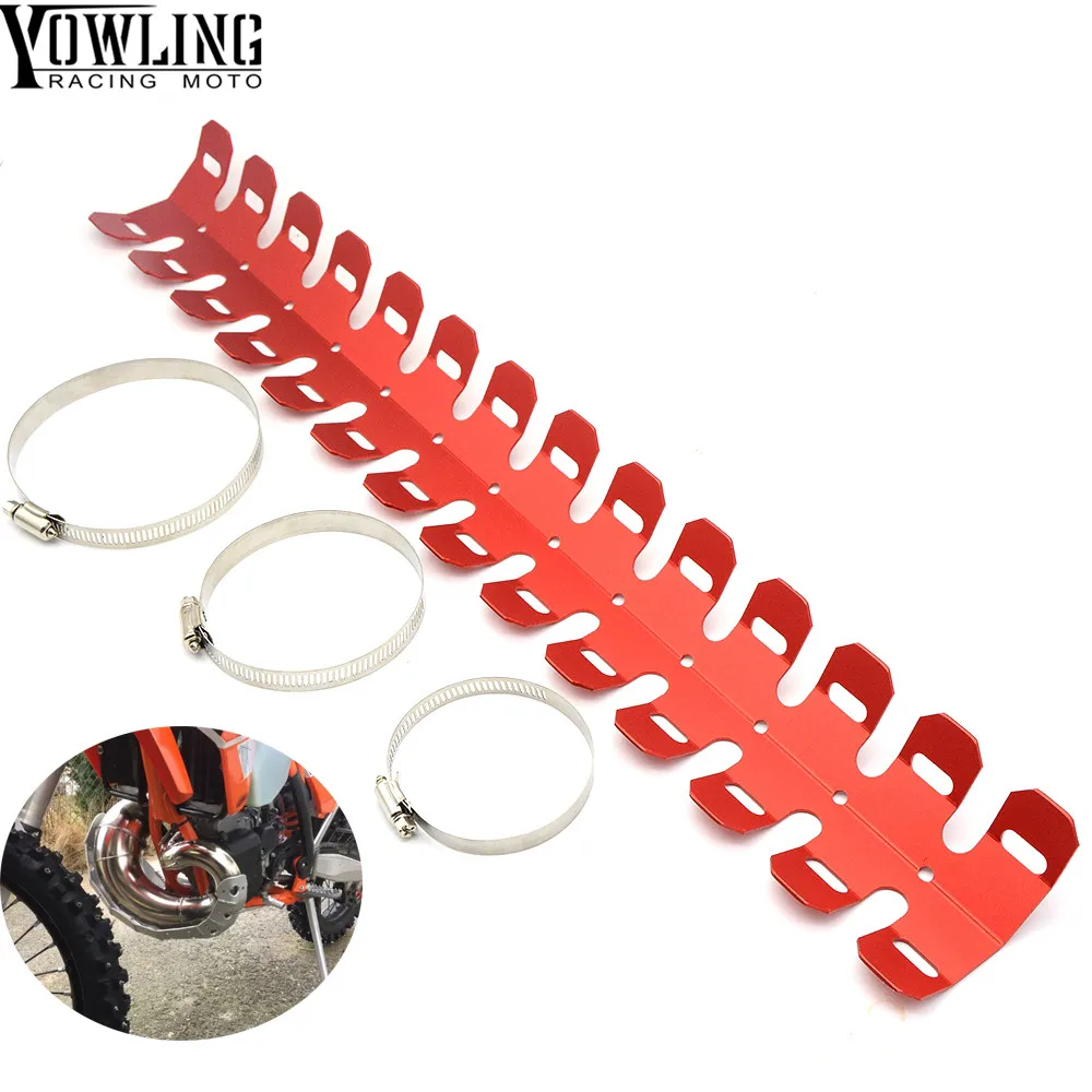 

FOR KTM SX/XC 65 85 105 150 250 300 400 450 525 exc HUSABERG Motorcycle Exhaust Muffler Pipe Leg Protector Heat Shield Cover