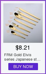 FRM, золото, Матовая нержавеющая сталь, столовые приборы, вилка в западном стиле, набор ножей, совок, десертная вилка, набор ножей, совок