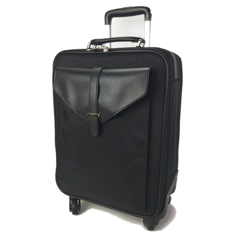 2019 Новый Для женщин косметичка на колесиках чемоданов тележек с корпусом сумка