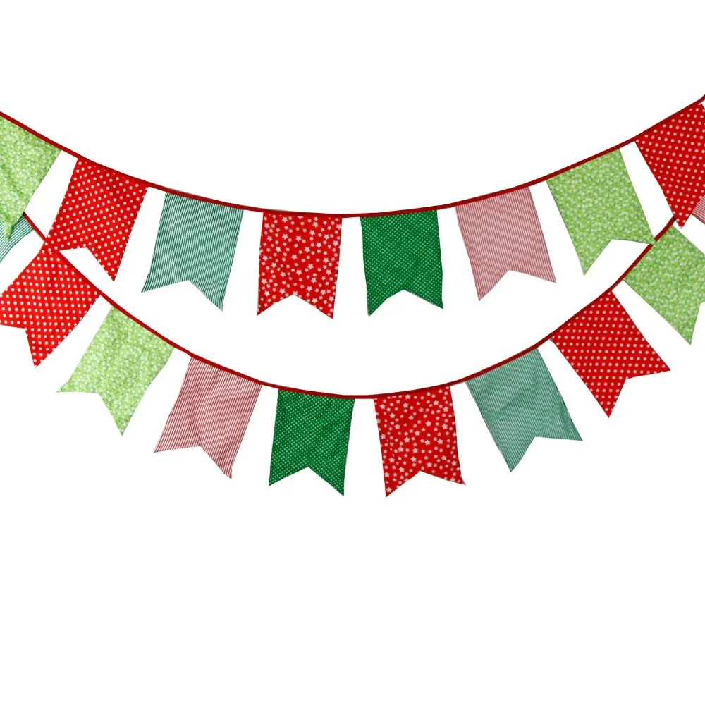 Popular Korean Bunting 12 Flags Party Bunting Felt Banners Baby Shower