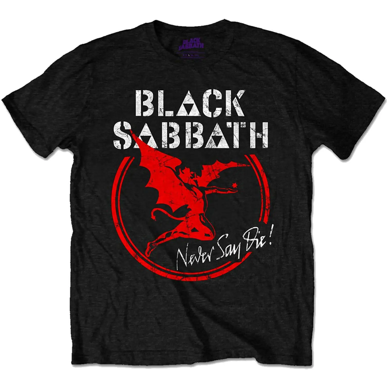 

Black Sabbath Archangel Never Say Die OFFICIAL Ozzy Osbourne Unisex T-shirt