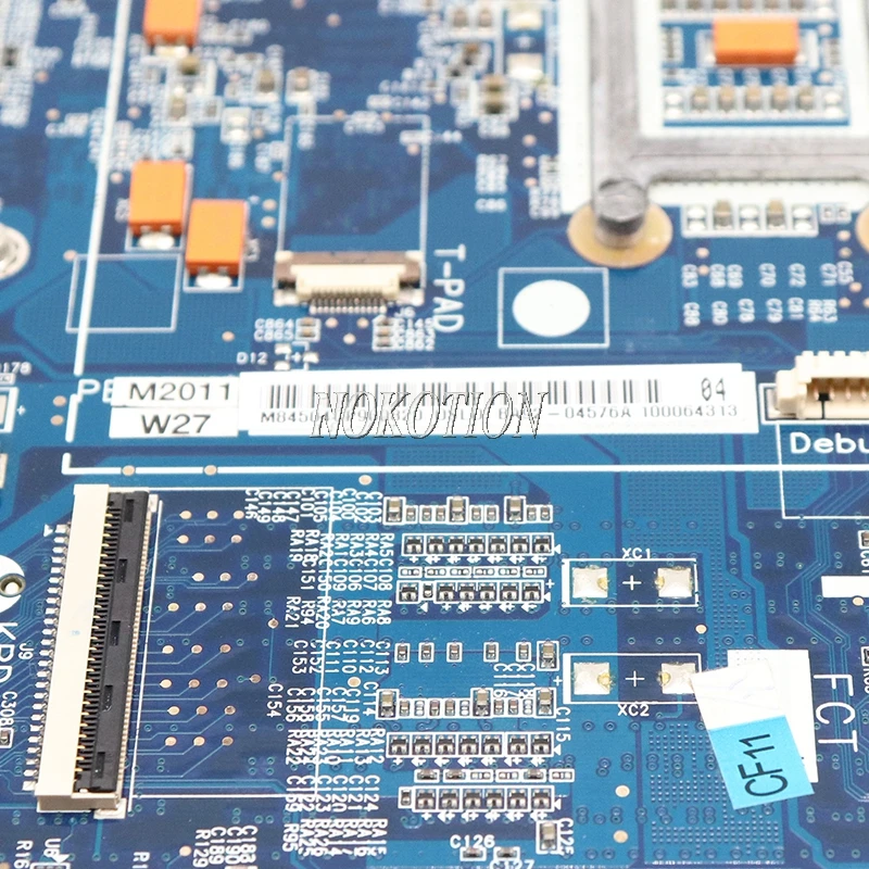 Nokotion BA92-04576A BA92-04576B المجلس الرئيسي لسامسونج r70 NP-R70 laptop motherboard G86-771-A2 الرسومات cpu مجانية