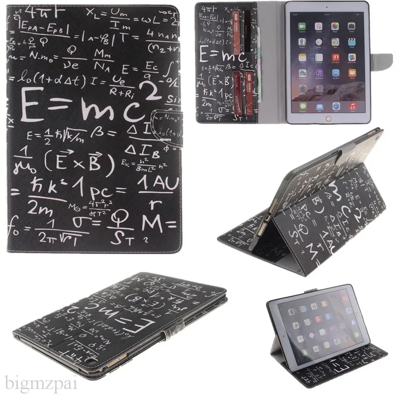 PU Leather Wallet Flip Case For Apple Air 2 Case For Apple Ipad 6 Folio Stand Tablet Cover 9.7 Inch Protector Skin Fundas Coque (77)