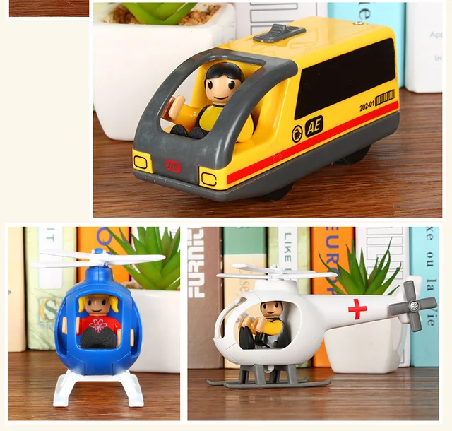 EDWONE- All Kinds of Small Man Doll Model Character Railway Accessories Educational DIY Original Toy Gifts Kids 4