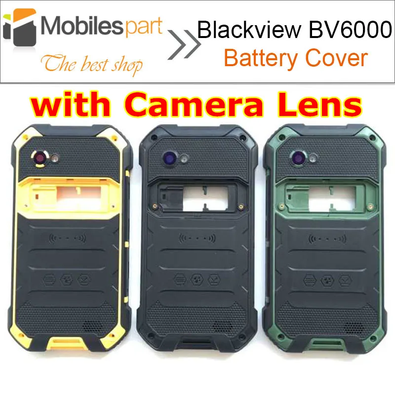 Blackview BV6000 Battery Cover + Loudspeaker Original High Quality battery Case Back Cover for Blackview BV6000S Smartphone