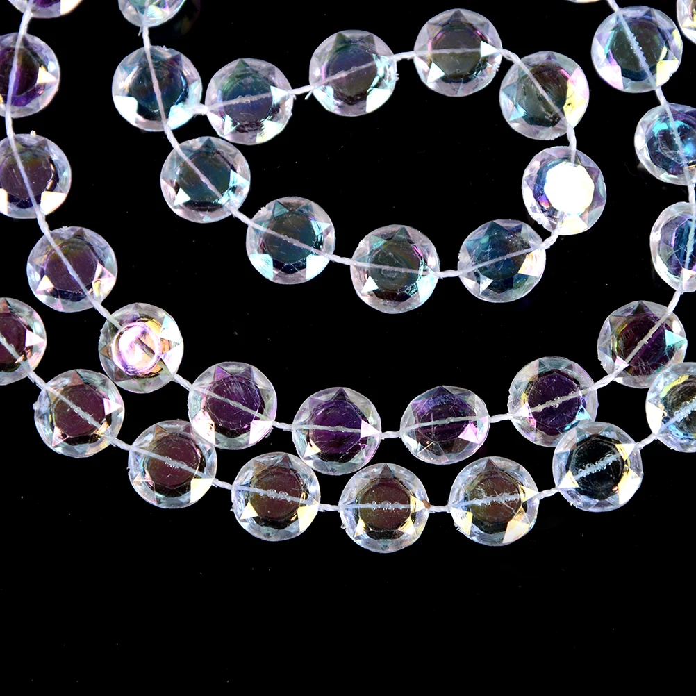 Line Chain DIY Curtain Party Decoration Accessories Artificial Pearl  Crystal Clear Acrylic Bead Hanging wedding supplies